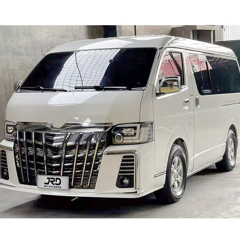 Direct Factory PP Car Accessories Auto Body Kits Bumper for Wide Toyota Hiace Van Bus 2012- 2018
