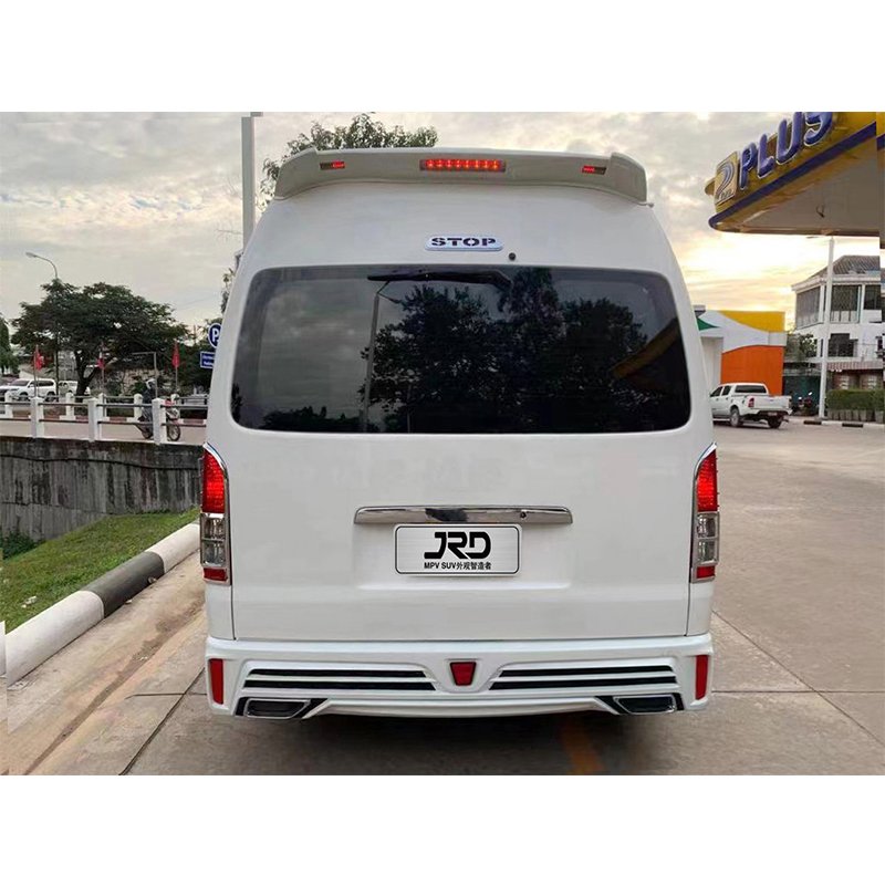 Direct Factory PP Car Accessories Auto Body Kits Bumper for Wide Toyota Hiace Van Bus 2012- 2018