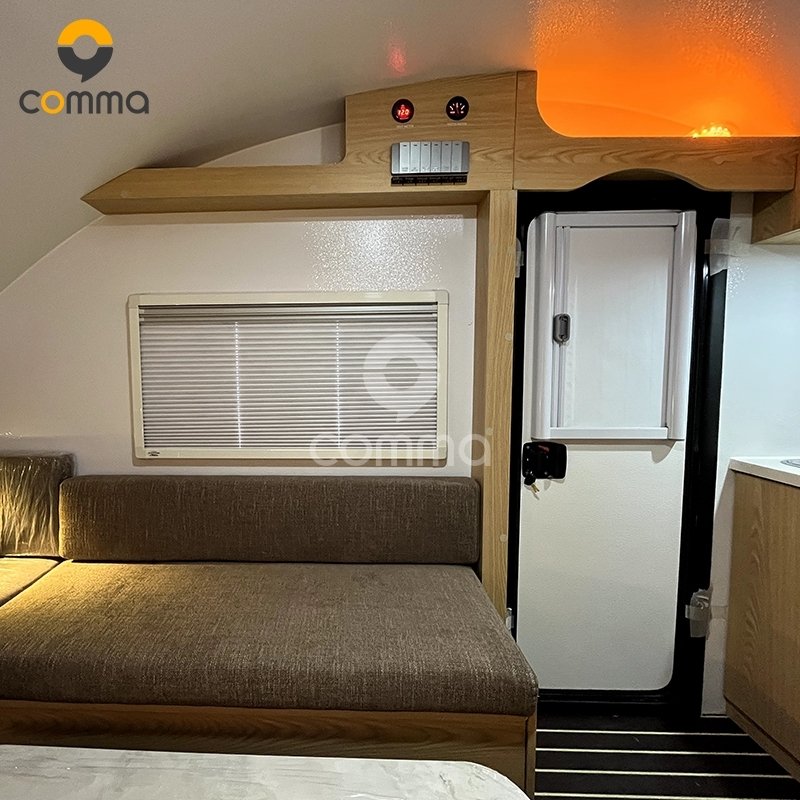 OTR Lightweight Camper Trailer caravan House Bus Camp Camper Trailer Caravana 750kg