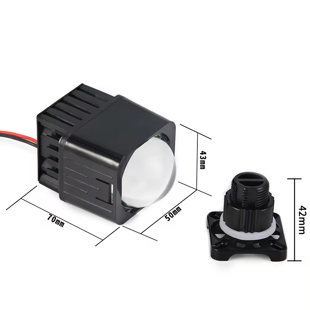 Car Motorcycle 1.5inch High Beam Bi LED Car Light Projector Lens Laser Led Headlight 12v LED Projector Light