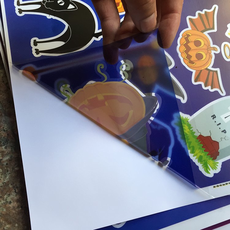 Wholesale Transparent Electrostatic Film Car Bus Styling Flag Sticker