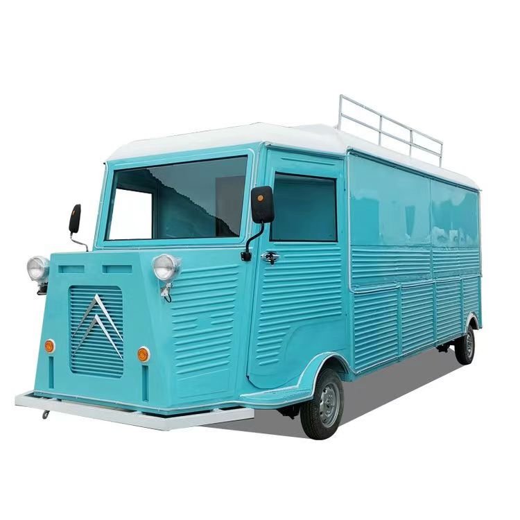 Best Price Mobile Coffee Burger Vans Electric Food Cart French Pastries Fast Food Bus Food Truck with Full Kitchen Equipment