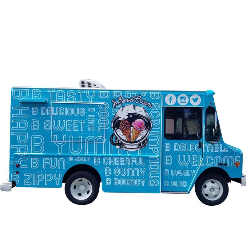 Best Price Mobile Coffee Burger Vans Electric Food Cart French Pastries Fast Food Bus Food Truck with Full Kitchen Equipment