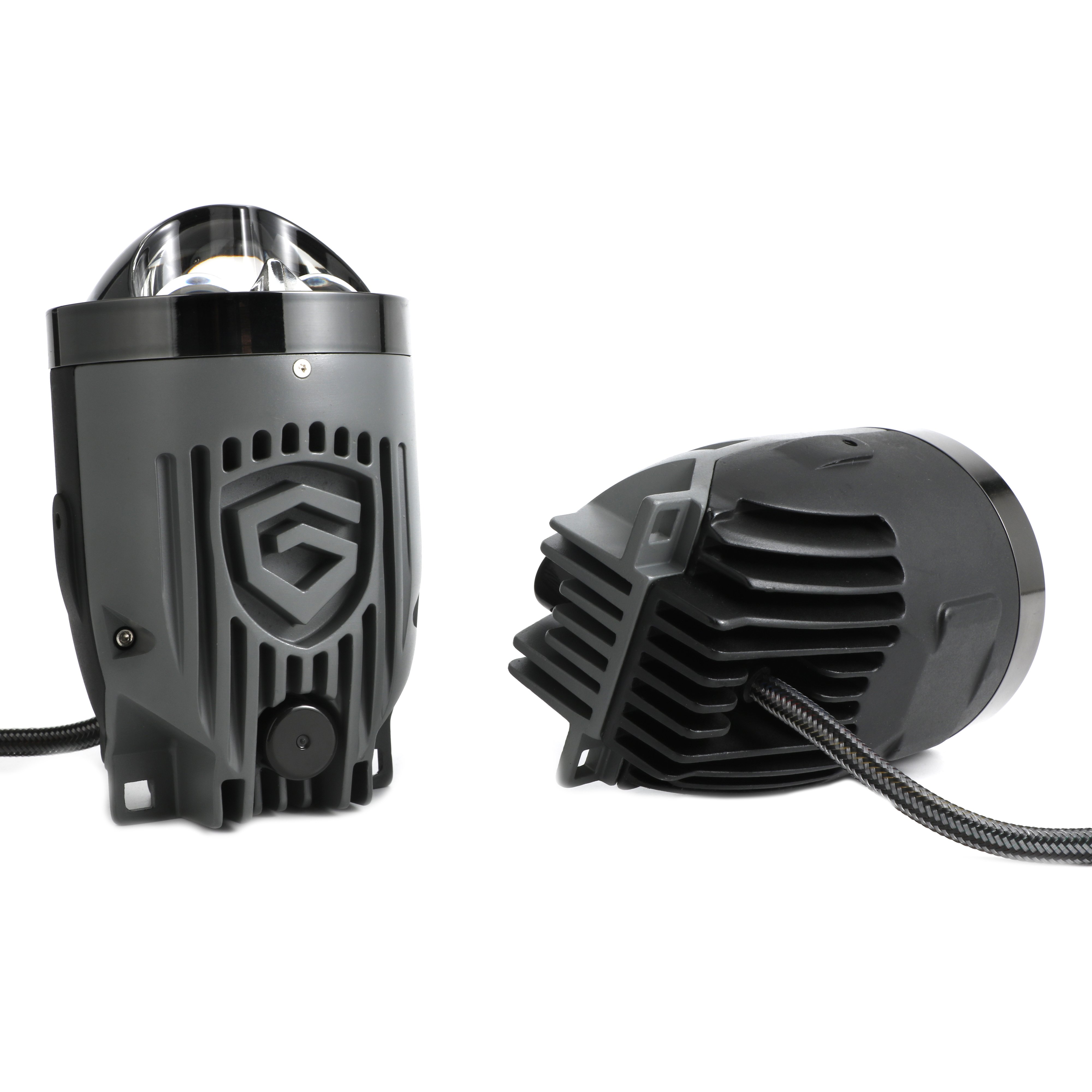 GPNE Universal Cool White 3inch Fog Light LED Projector Lens Fog Lamp Driving Auxiliary Light Led Spotlights for Cars