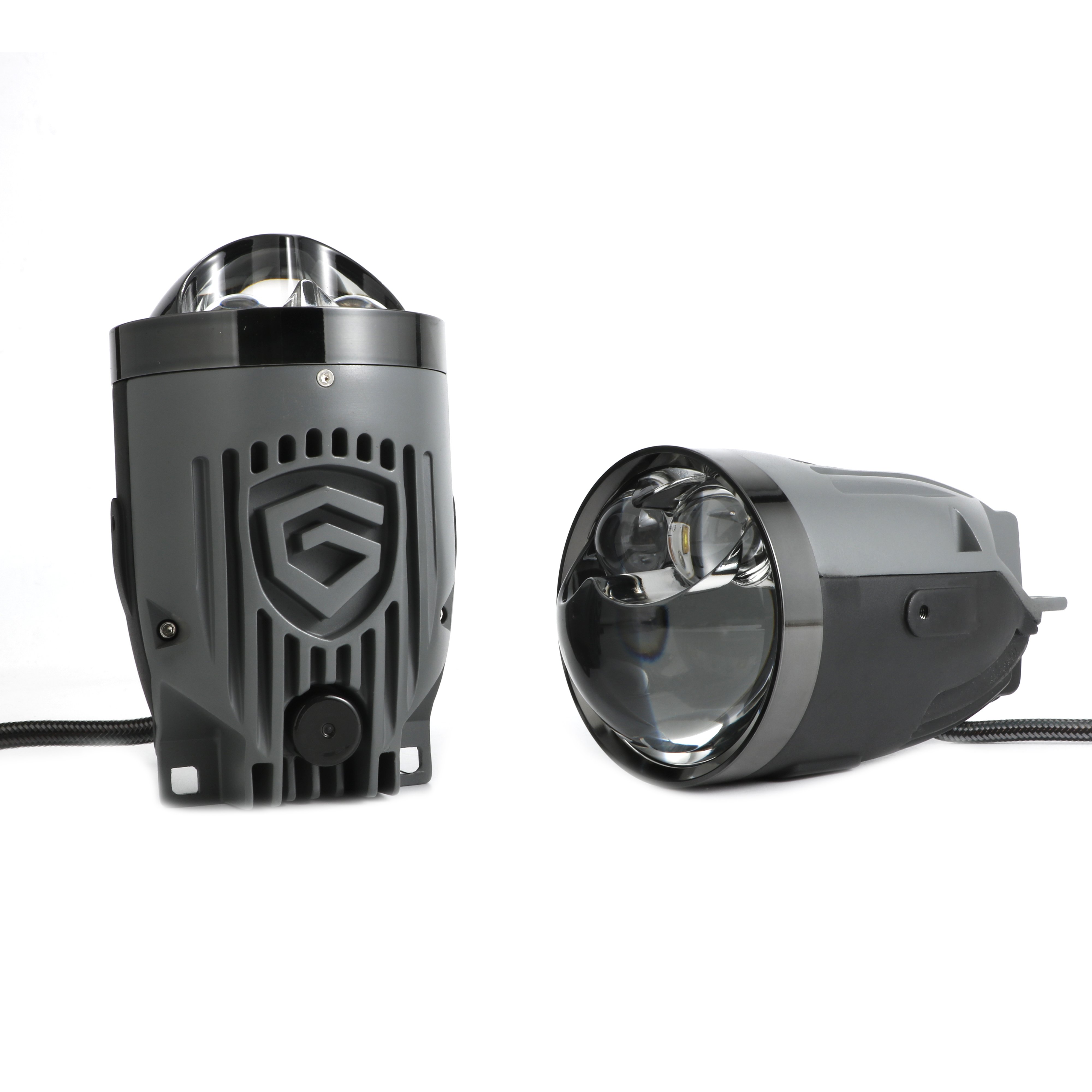GPNE Universal Cool White 3inch Fog Light LED Projector Lens Fog Lamp Driving Auxiliary Light Led Spotlights for Cars