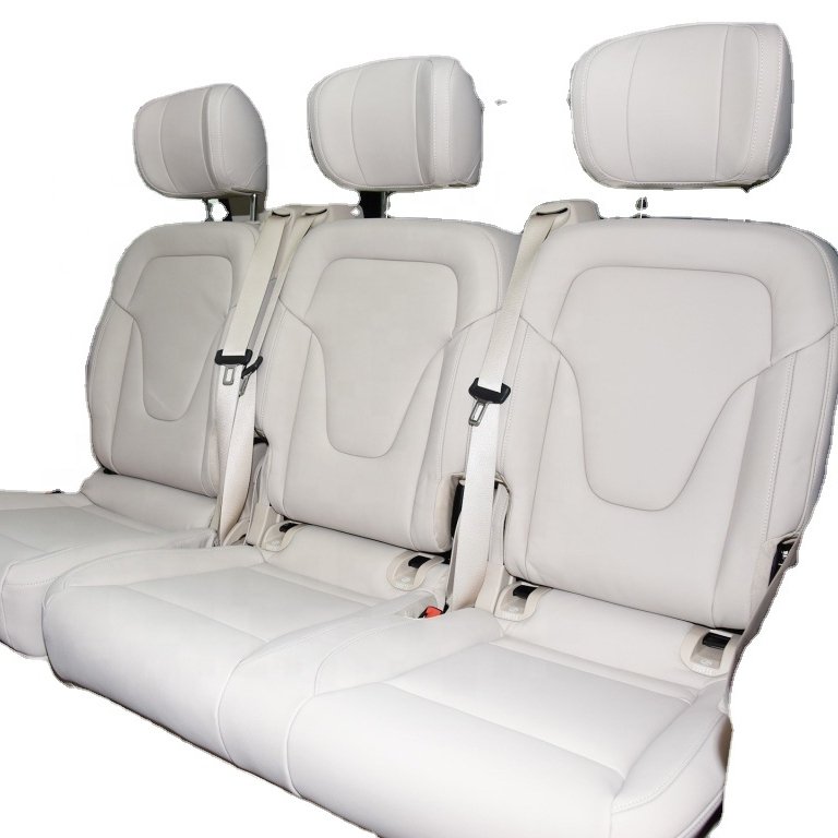For Benz Luxury V-Class Bench Seat in Black and Beige Color