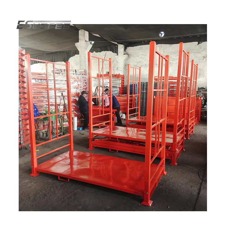 Hot Sale Powder Coated Strong Durable Heavy Duty Metal Steel Stackable Pallet Tire System