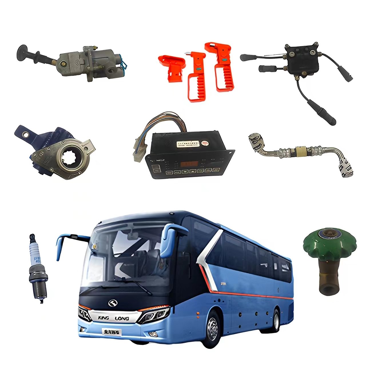 Oem Wholesale Higer Headlamp Higer Coach Bus Parts Kinglong Bus Original Accessories Price of New Higer Bus Light