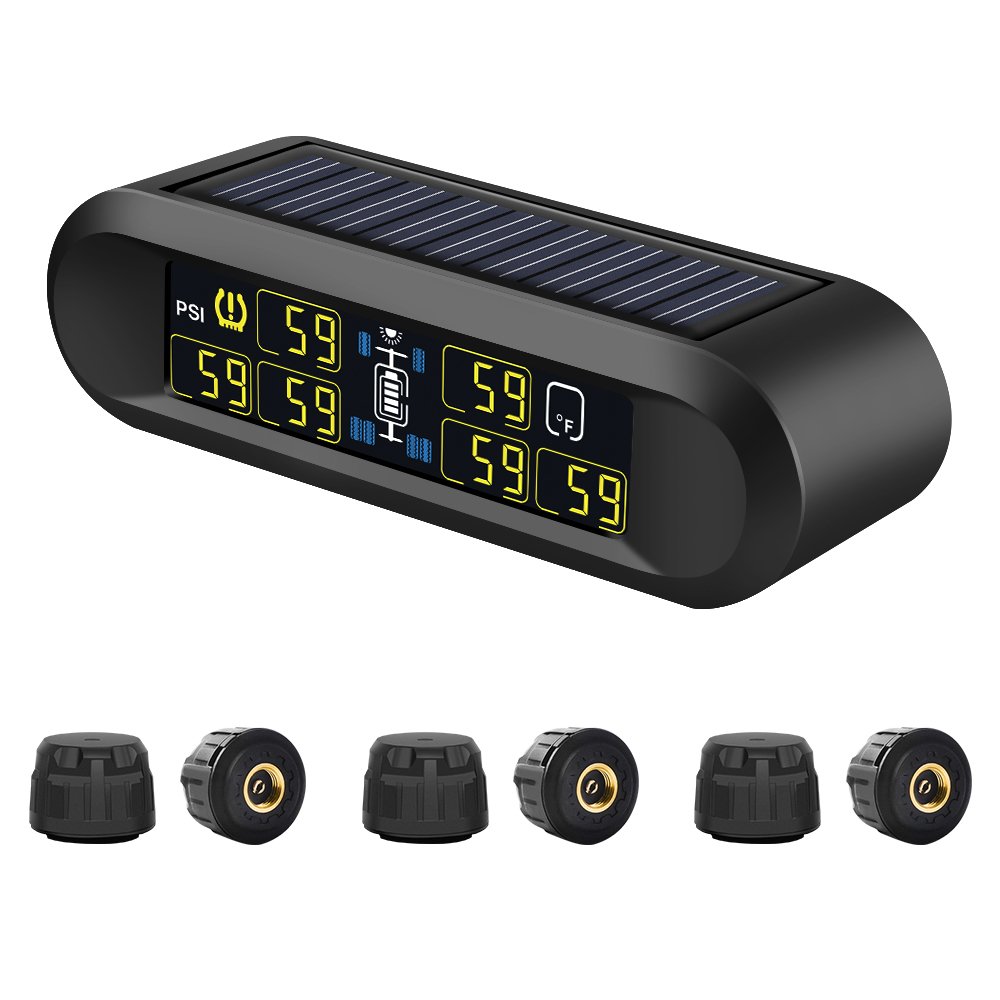 116psi Tpms 6 Wheel External or Internal Sensor Tpms for Bus,trailer, Trucks,heavy Duty Tpms, Truck Tire Pressure Monitor
