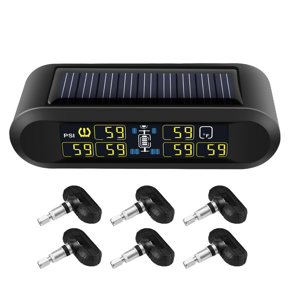 116psi Tpms 6 Wheel External or Internal Sensor Tpms for Bus,trailer, Trucks,heavy Duty Tpms, Truck Tire Pressure Monitor