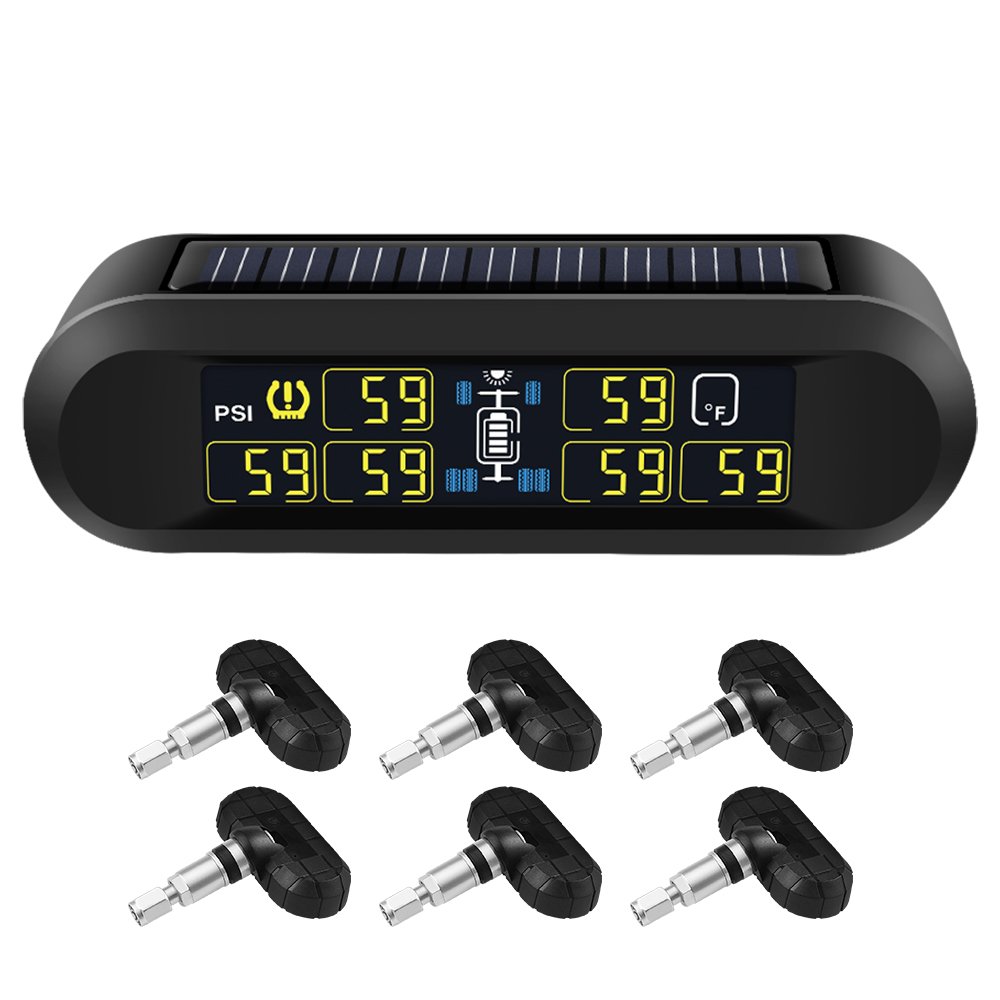 116psi Tpms 6 Wheel External or Internal Sensor Tpms for Bus,trailer, Trucks,heavy Duty Tpms, Truck Tire Pressure Monitor