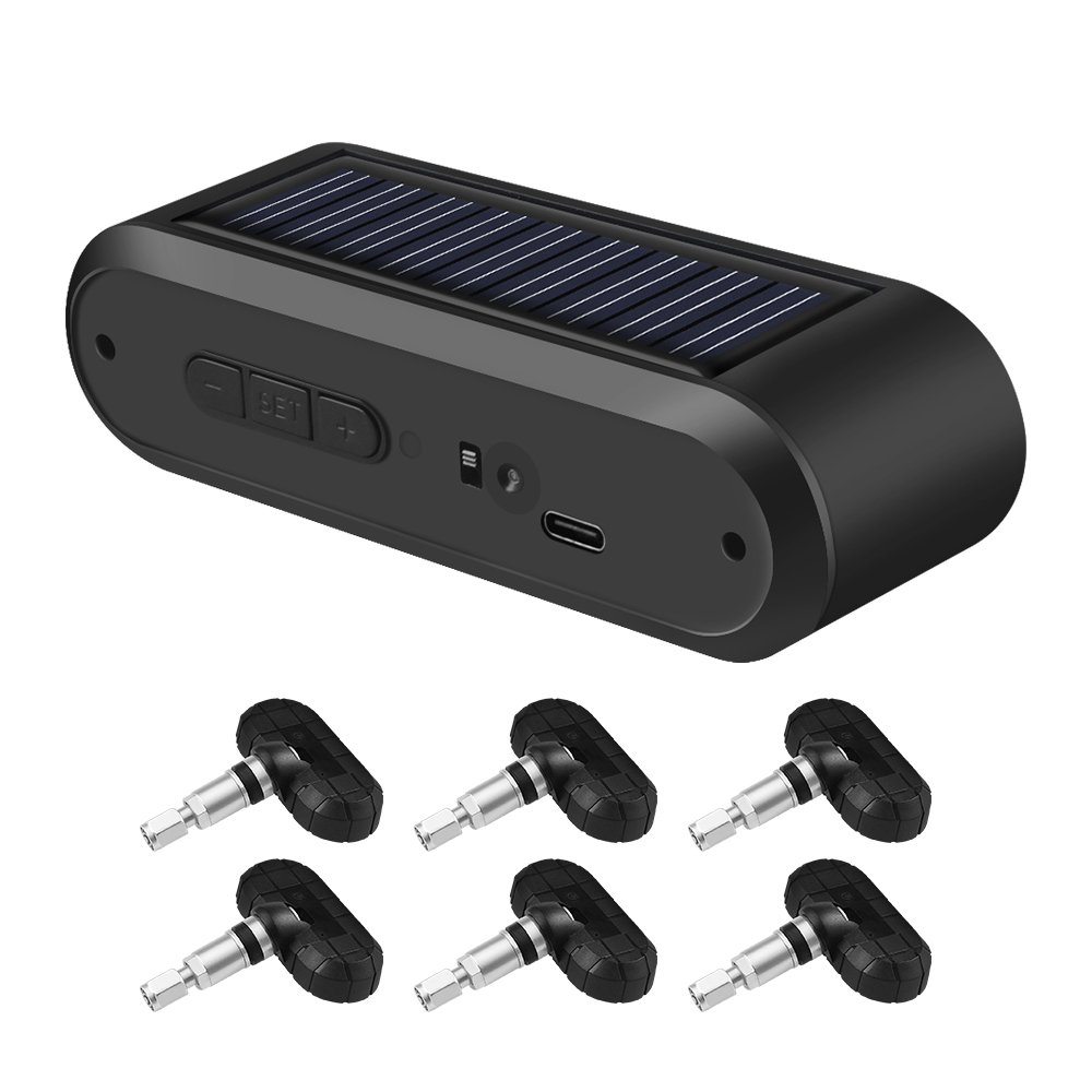116psi Tpms 6 Wheel External or Internal Sensor Tpms for Bus,trailer, Trucks,heavy Duty Tpms, Truck Tire Pressure Monitor