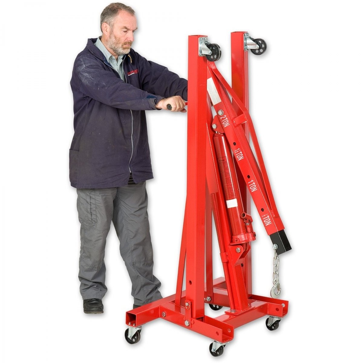 2 Ton Hydraulic Folding Engine Crane