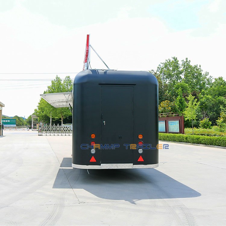 American Fast Pizza Food Trailer Fully Equipped Usa Food Truck Bus Cart Ice Coffee Food Shop With Kitchen Equipment
