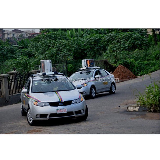 P2.5 P3.33 P5 Outdoor Waterproof Programmable Message Sign Board Advertising Taxi Roof LED Screen For Cars