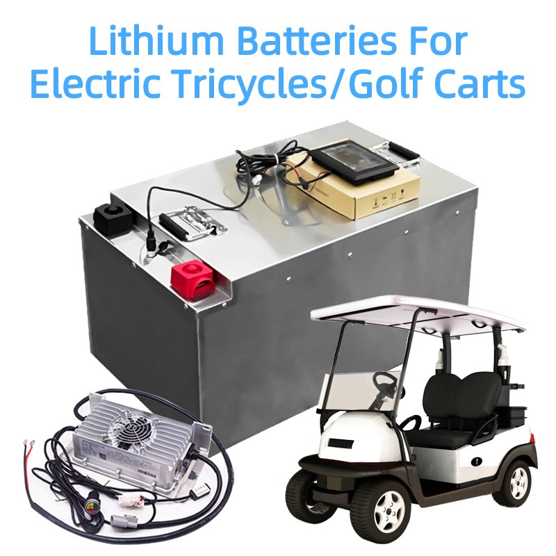 72V 202A Electric Tricycle Tuk Tuk Loader Vehicle Power Lithium Battery LiFePO4 24S 110V Charger With Display