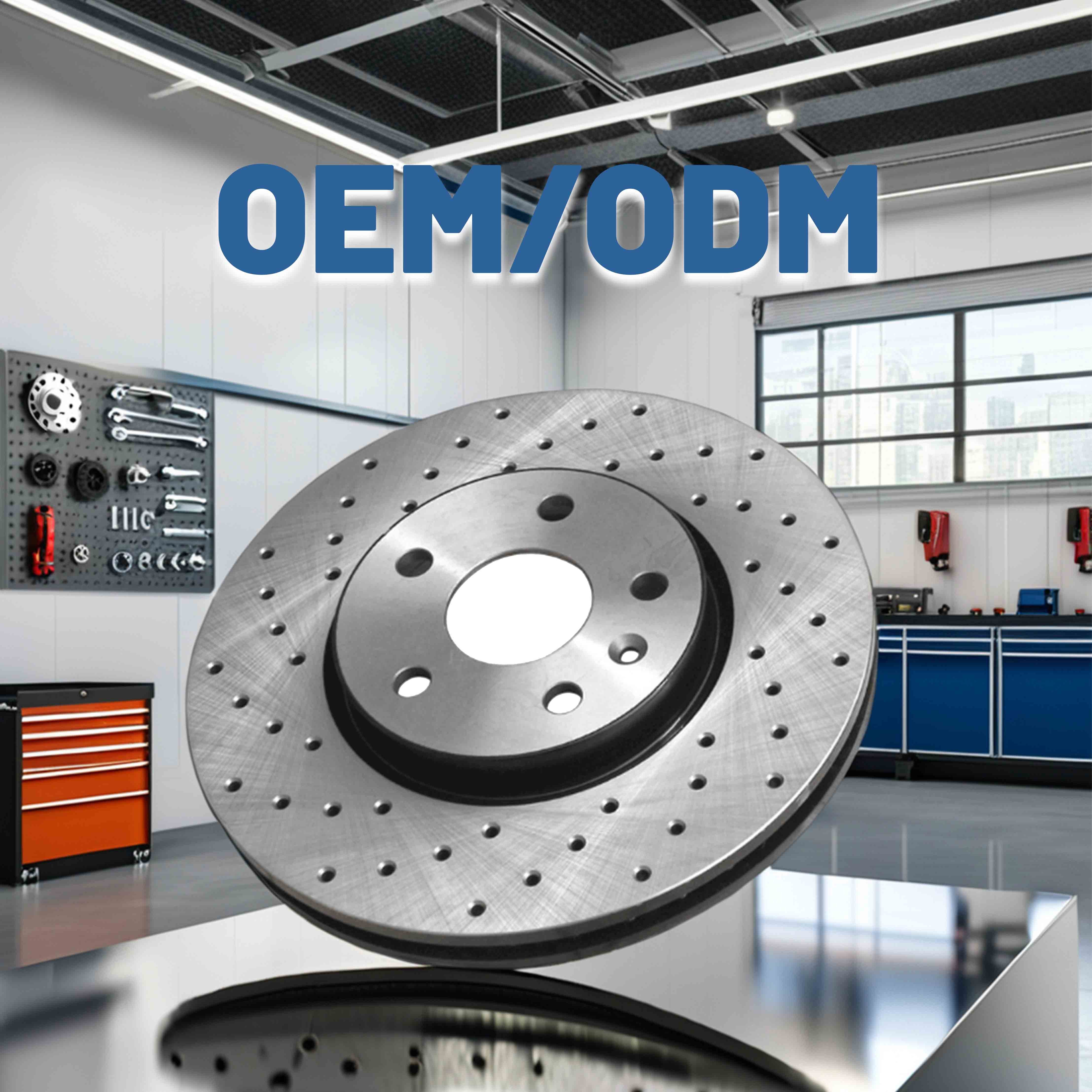 Automotive Parts Brake Discs Slotted Brake Disc Rotor for DODGE