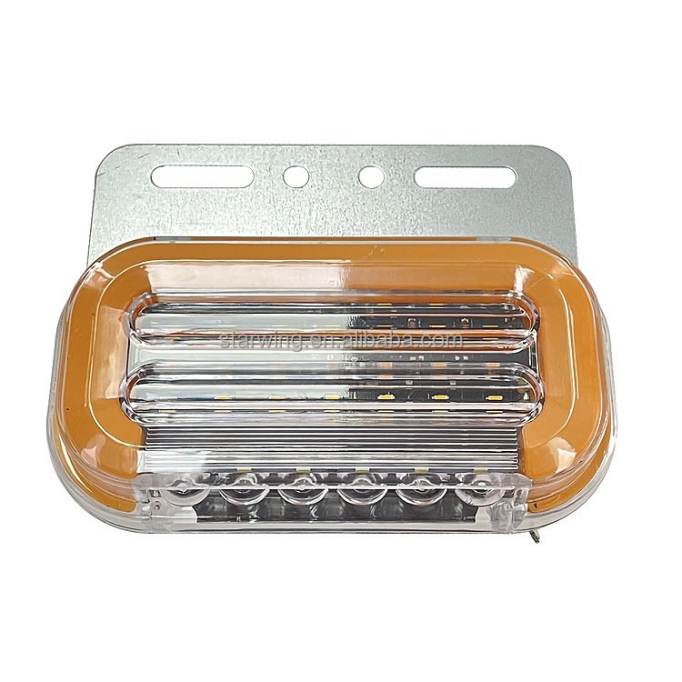 24v Parts Truck Trailer Light Clearance Side Marker LED Light Lamp 30 Led Tail Brake Turn Signal Lights Color Box Universal