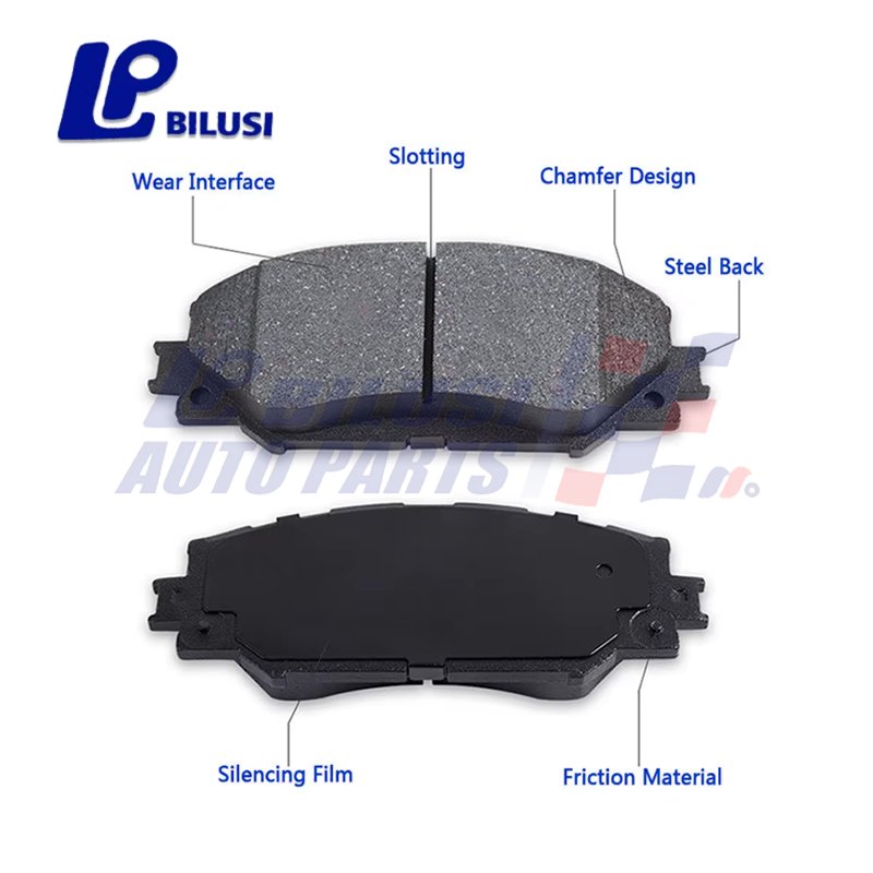 Bilusi OEM 8455-D1344 04465-25040 04465-26320 Reasonable Price Best Brand Brake Pads for Toyota Hiace Dyna 150/200/250/300/400