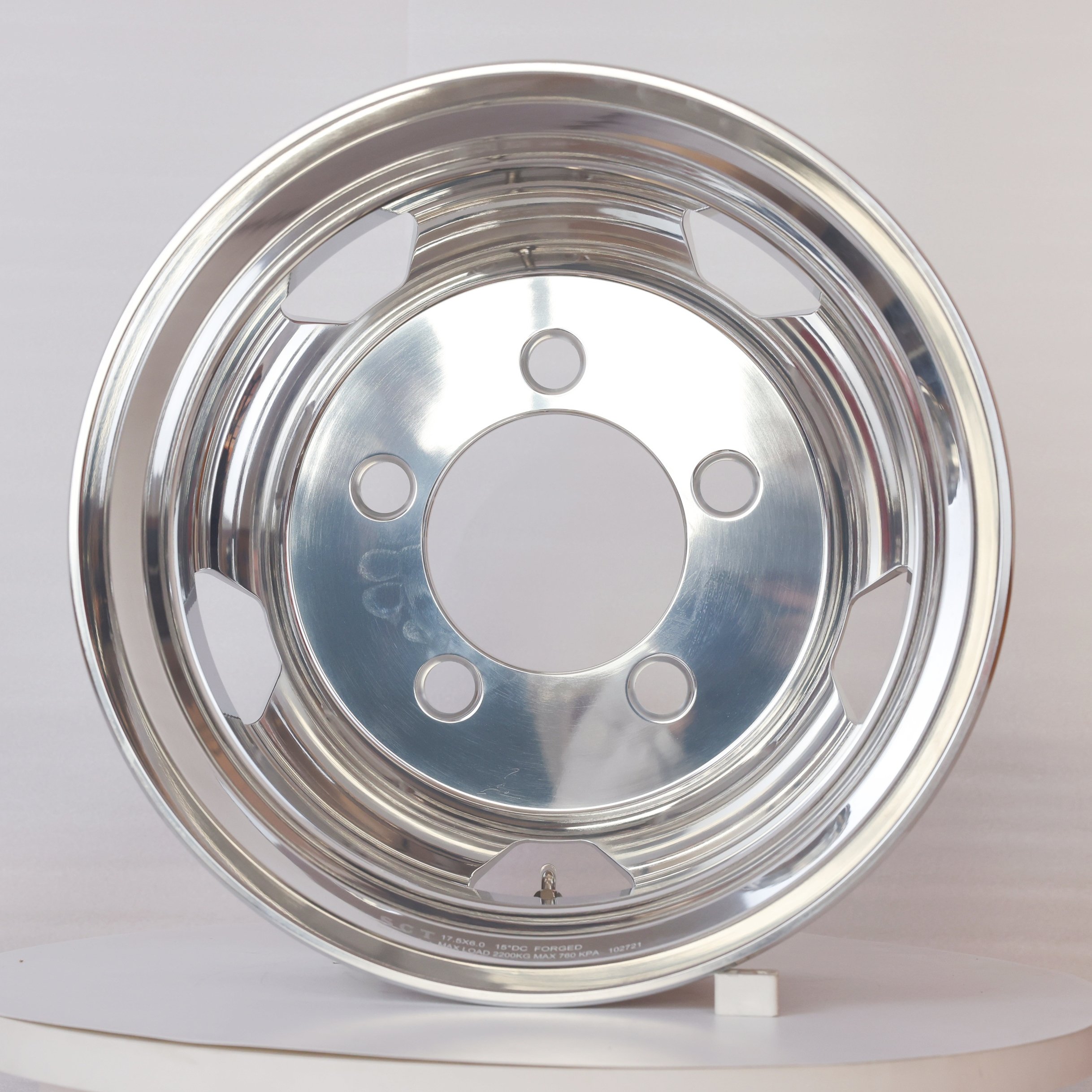 17.5X6.0 Conventional Model Surface Treatment Forged Aluminum Alloy Wheels American European Truck