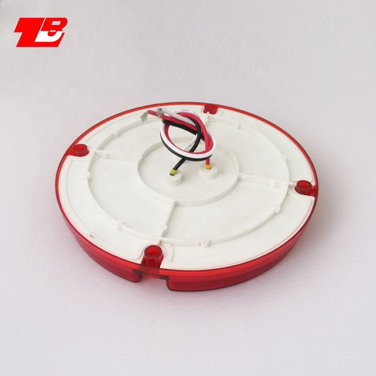 7 Inch Round Bus Rear Lamp 44LED Red Stop Turn Tail Light Heavy Duty Truck Trailer Lorry Van Bus Lamp Lights