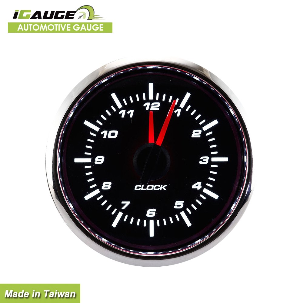 Excellent Quality OEM Analogic Type ISO Automotive Accessory 12v Car Clock