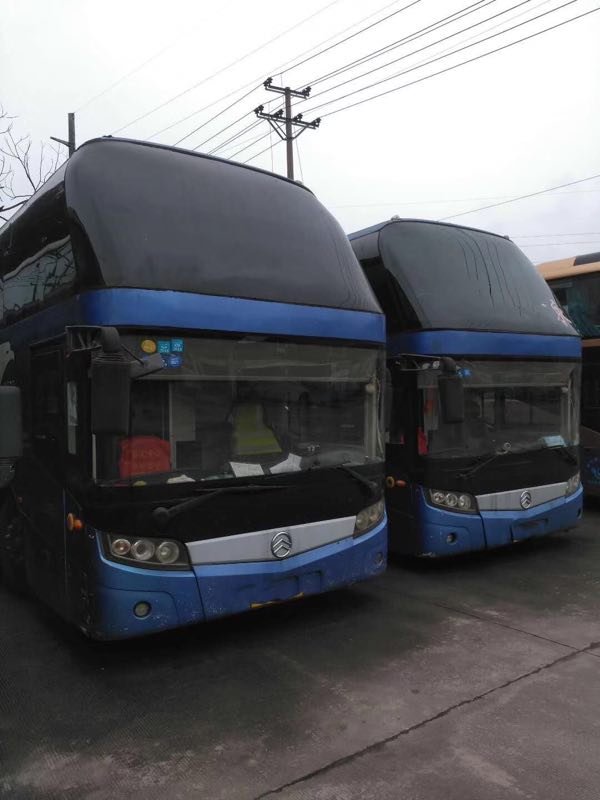 Good Condition diesel Engine Used 70 Seats coach Buses with Toilet