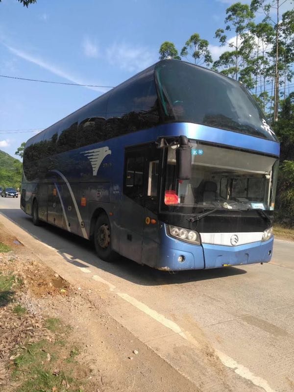 Good Condition diesel Engine Used 70 Seats coach Buses with Toilet