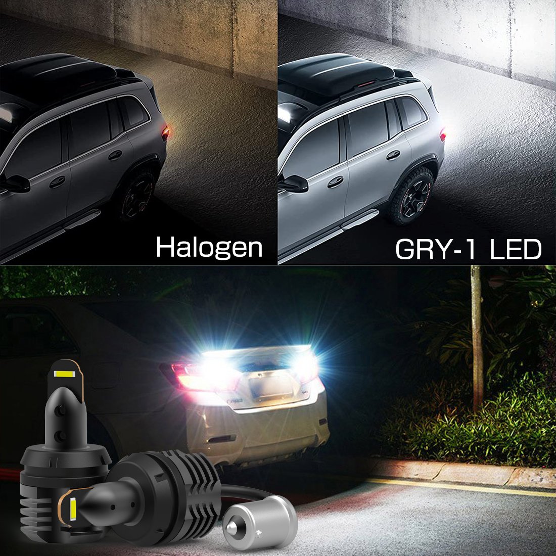 Gview New GRY Car LED Light BA15S PY21W 1156 LED Lcues LED Auto Brake Tail LED Light Automotive LED Auto Bulbs