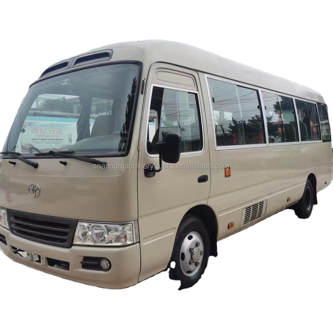 Used Diesel Manual Control 4 Cylinders 6 Cylinders Toyota 26-29 Seats Coaster Bus