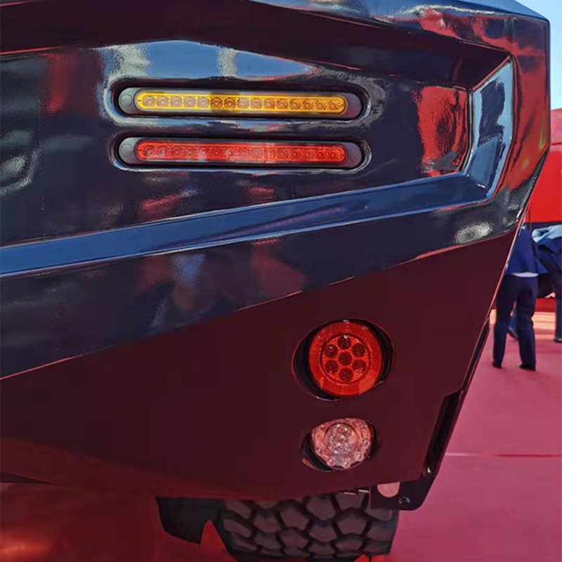 E-Mark UV PC Lens Amber Red White High Mount Stop Lights Bus Trailer Truck RV 24V Stop Brake Lights