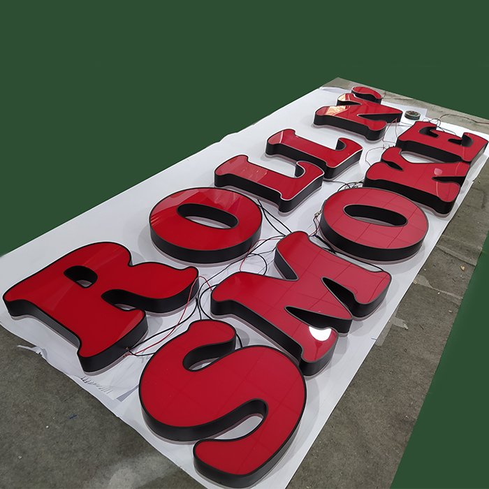 Waterproof 3D Led Shop Facade Signage Logo Electronic Business Channel Letter Sign Smoke Shop Signage