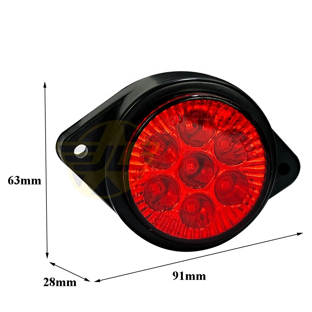 OEM ODM High Quality 12V 24V Car LED Side Marker Clearance Light Truck Trailers Driving Warning Lamps