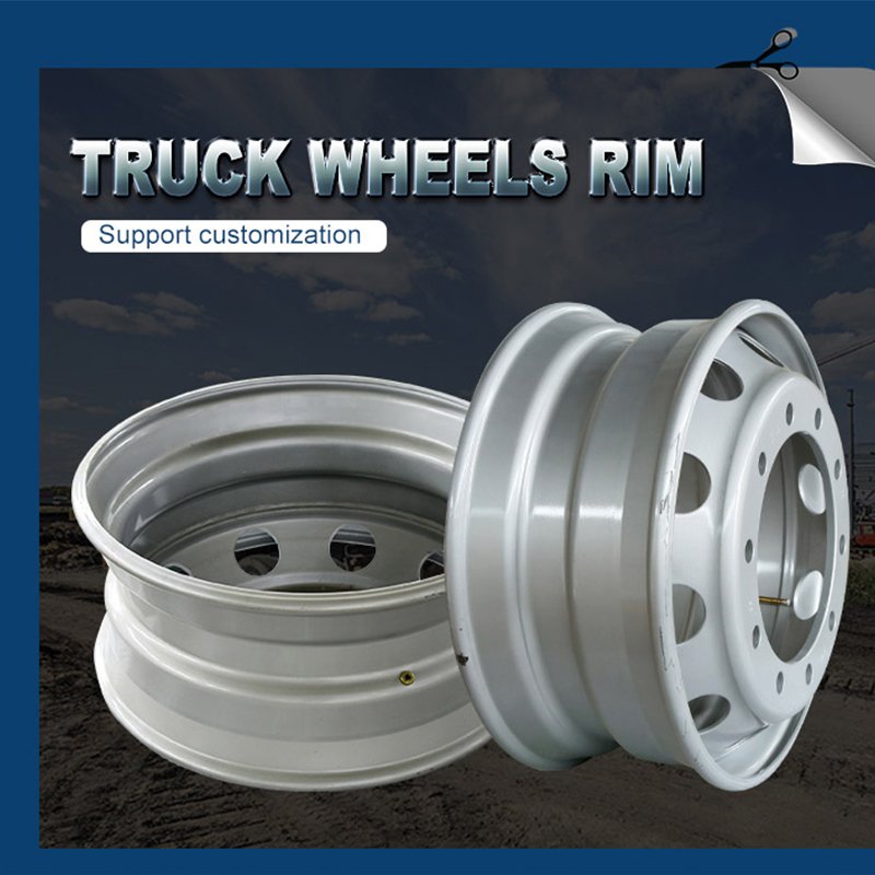 Aluminum Alloy Semi Trailer Wheels 22.5*8.25 Demountable Steel Truck Wheel Rims
