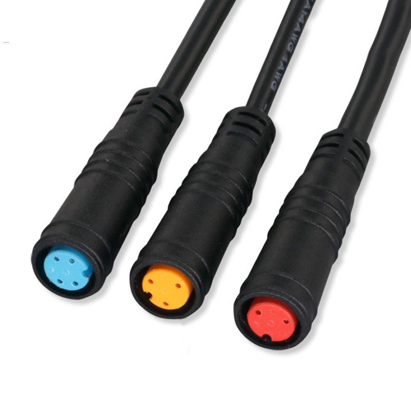 Ip67 M5 M8 M12 M16 Moulding Cable Connector M8 3 Pin Connector with 5 Mtrs Cable