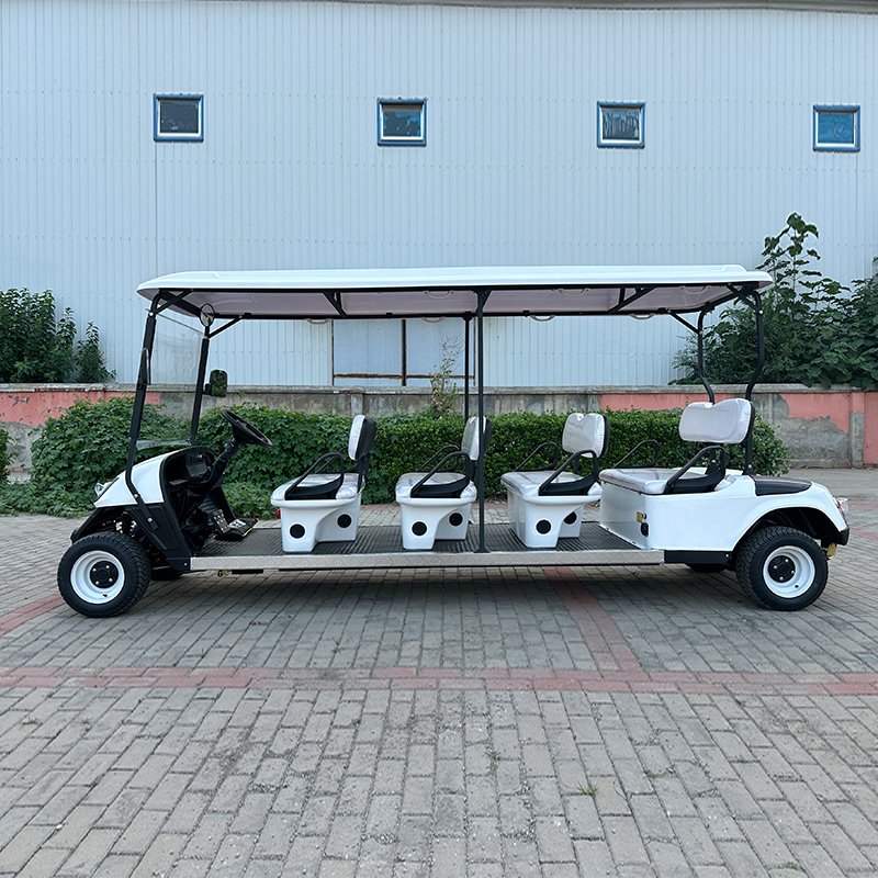 4 Wheel 8 Seats Electric Gulf Cart Club Car Golf Cart 8 Seater Electric Powered Golf Cart