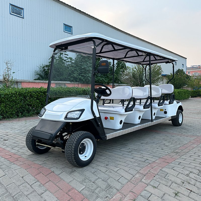 4 Wheel 8 Seats Electric Gulf Cart Club Car Golf Cart 8 Seater Electric Powered Golf Cart