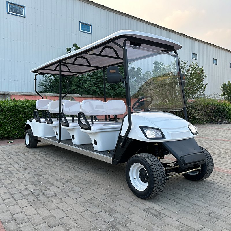 4 Wheel 8 Seats Electric Gulf Cart Club Car Golf Cart 8 Seater Electric Powered Golf Cart