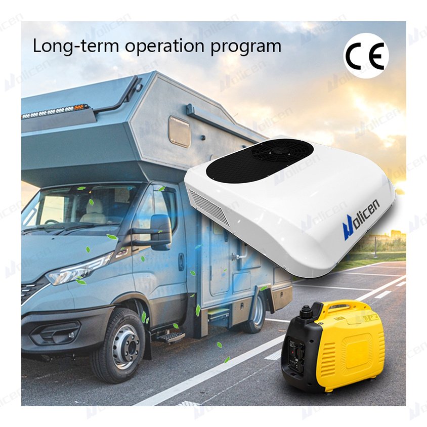 Best Universal 12V/24V Parking Air Conditioner for Cars Buses Trucks RVs Caravans Rooftop Ac Unit