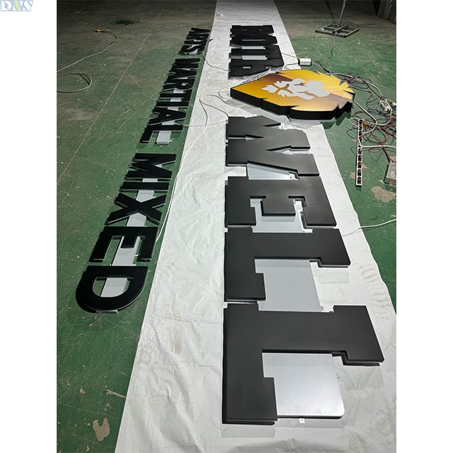 Door Signs Store Sign Led Letter Sign Backlit Letters with Back Raceway