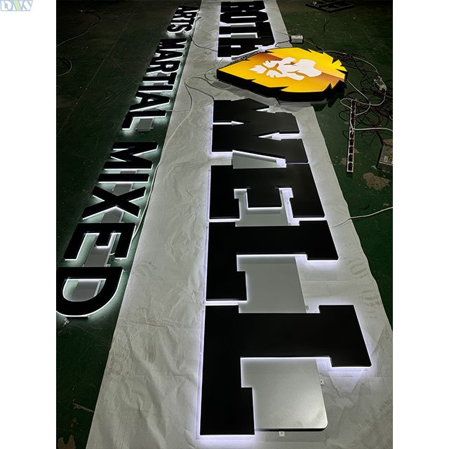 Door Signs Store Sign Led Letter Sign Backlit Letters with Back Raceway