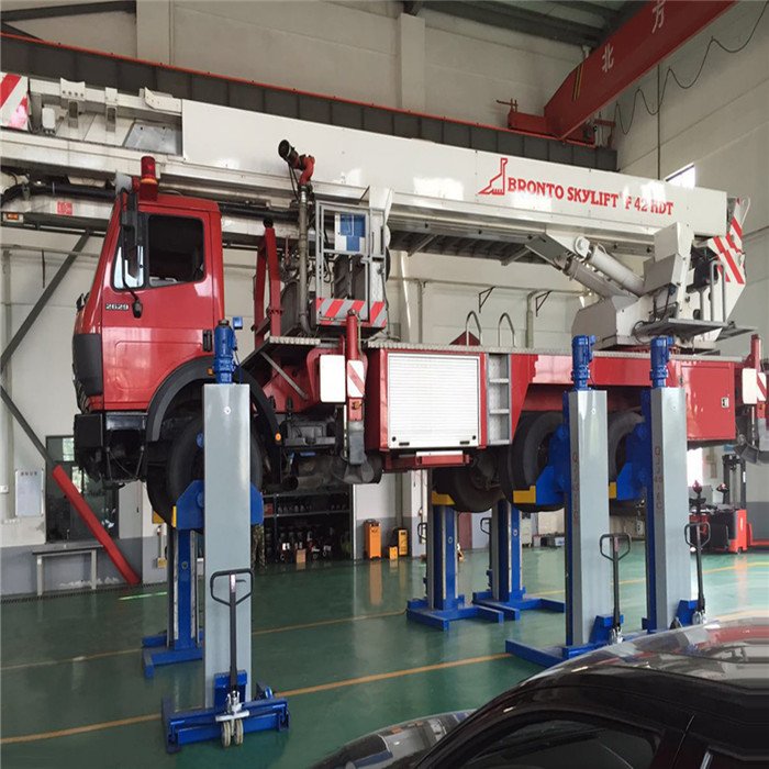 Mobile Column Moving 4 Post Screws Truck Lift Jack System