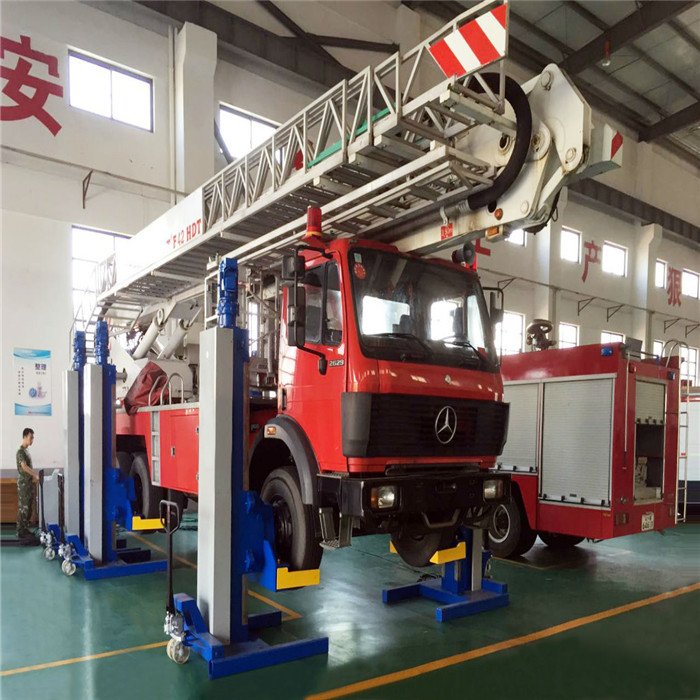 Mobile Column Moving 4 Post Screws Truck Lift Jack System