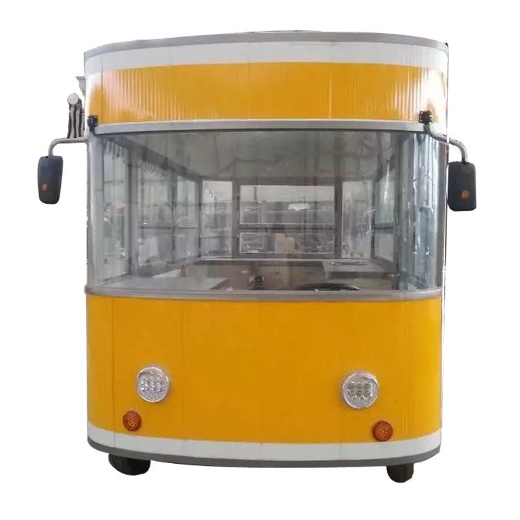 Manufacturer Mobile Electric Trailer Water Bar Ice Cream Snack Mobile Kitchen Food Bus With CE