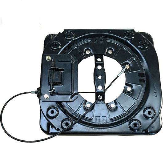 Car Seat Rotating Universal Grammer 360 Degree Seat Swivel Turntable Base With Wire Control Handle for RV SUV MPV Part Accessory