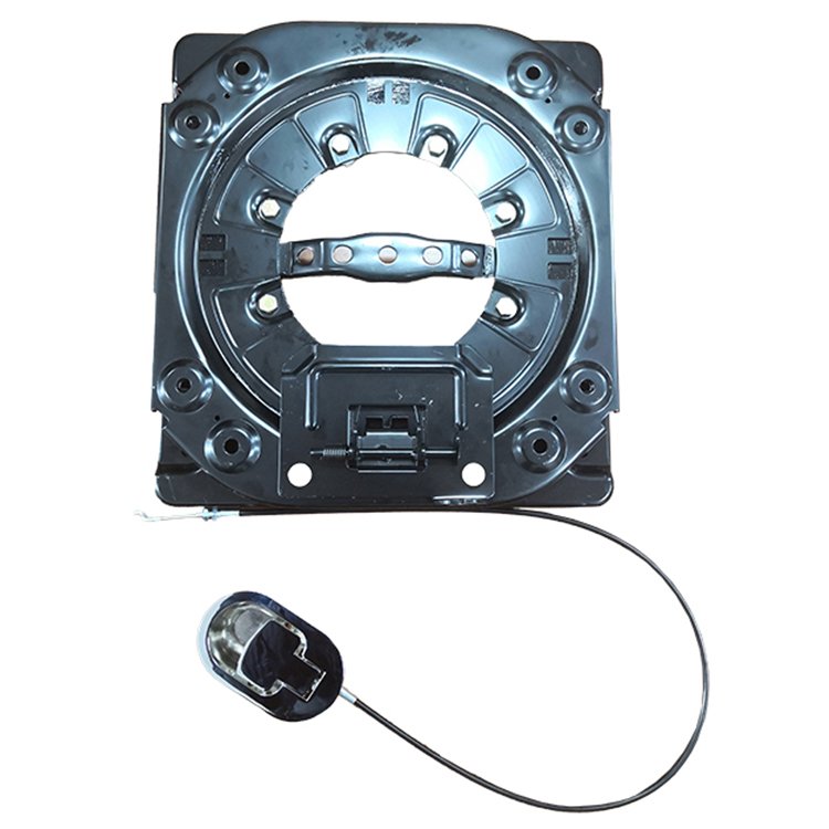 Car Seat Rotating Universal Grammer 360 Degree Seat Swivel Turntable Base With Wire Control Handle for RV SUV MPV Part Accessory