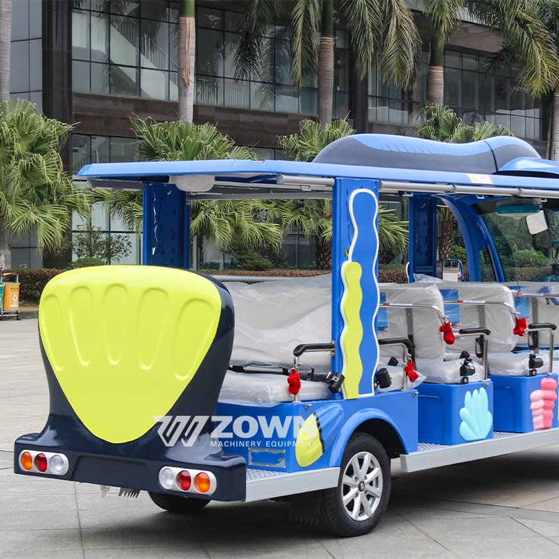 Cartoon Bus Small Animal Shape New Amusement Park Sightseeing Shuttle Bus Tourist City Bus for Kids/Adults