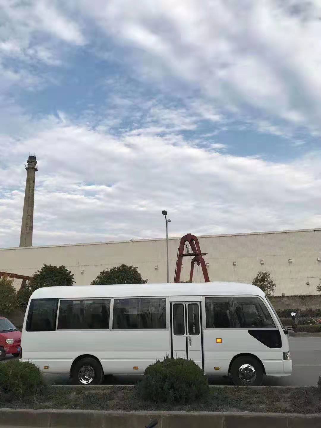 Original Japan Used Toyota Coaster Mini Bus for Sale 23 Seater Bus Passenger Car Left Hand Drive Coaster Coach Bus