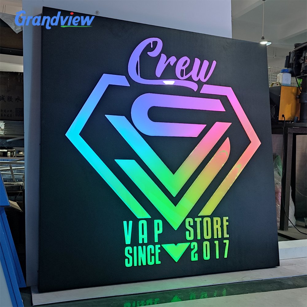 Remote Control Custom Stainless Steel Led Sign Store Sign Outdoor RGB Full Color Led Illuminated Letter
