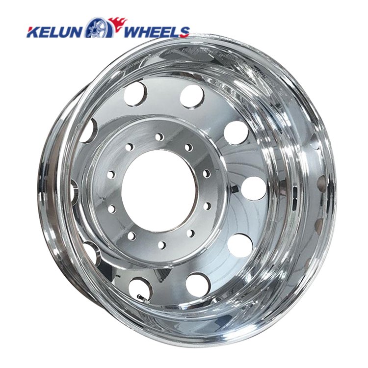 19.5x6.75 Dual Wheels for Trucks Polished Forging Wheel 22.5 Wheels